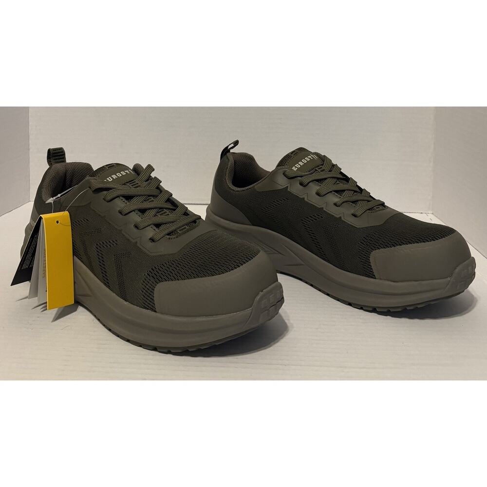 NEW Eurostar Women Size 10 Steel Toe Slip Resistant Oil Resistant ,Color Olive